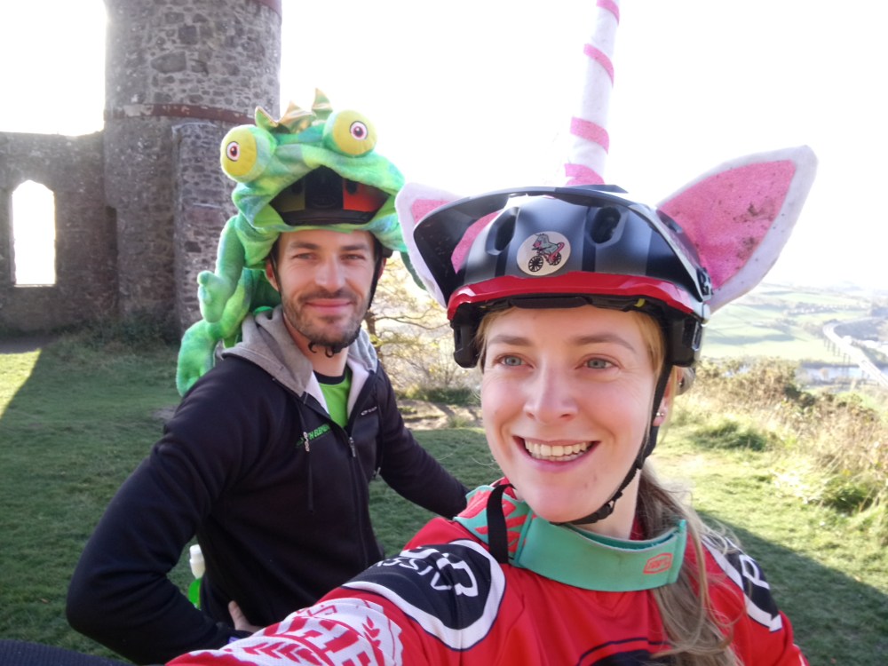 Nett and Mat at Muckmedden Fair City Enduro